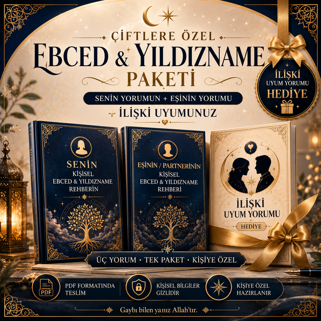Çiftlere Özel Ebced & Yıldızname Paketi