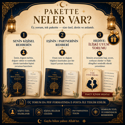 Çiftlere Özel Ebced & Yıldızname Paketi