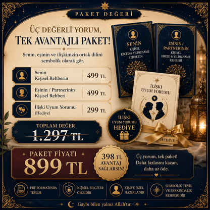 Çiftlere Özel Ebced & Yıldızname Paketi