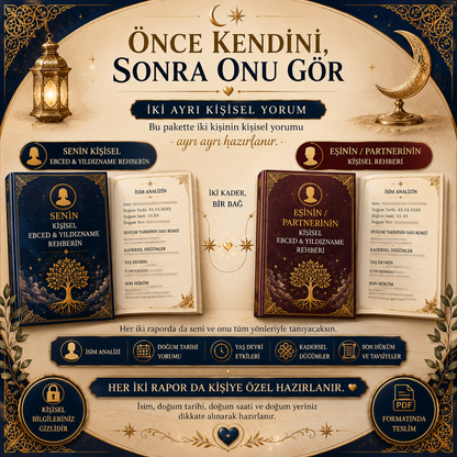 Çiftlere Özel Ebced & Yıldızname Paketi